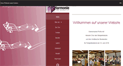 Desktop Screenshot of harmonie-goldbach.de